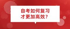 自考如何复习才更加高效？有哪些方法？