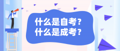 什么是自考？什么是成考？
