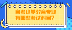 自考小学教育专业有哪些考试科目？就业前景如何？