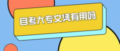 杭州自考大专文凭有用吗