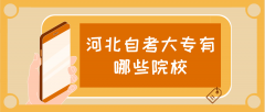 河北自考大专有哪些院校