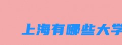 上海有哪些大学？