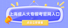 上海成人大专报考官网入口2025